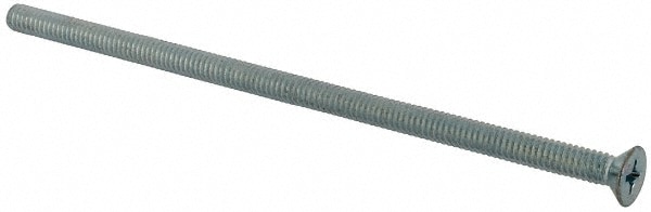 Value Collection R52001086 Machine Screw: 1/4-20 x 6", Flat Head, Phillips Image