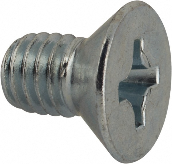 Machine Screw: 3/8-16 x 5/8", Flat Head, Phillips