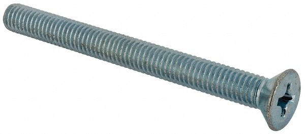 Value Collection R52001189 Machine Screw: 3/8-16 x 4", Flat Head, Phillips Image