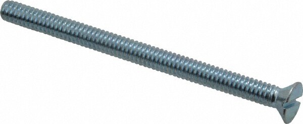 Value Collection R52001079 Machine Screw: 1/4-20 x 3-1/2", Flat Head, Slotted Image