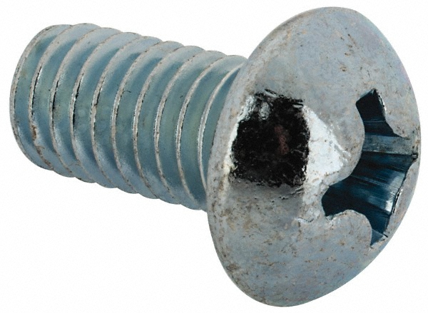Value Collection 3712MPR Machine Screw: 3/8-16 x 3/4", Round Head, Phillips Image
