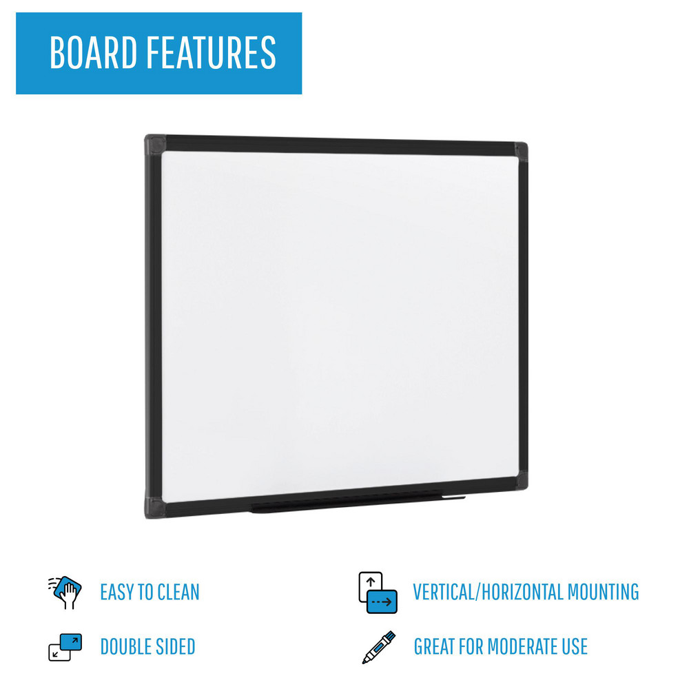 MasterVision - Whiteboards: Board Material: Melamine HPL; Frame ...