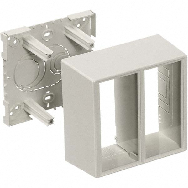 Hubbell Wiring Device-Kellems PDB12TGD Raceway Fittings & Accessories; For Use With: Hubbell PL1/PP1/PW2/PlugTrak Series Raceways ; Shape: Square Image