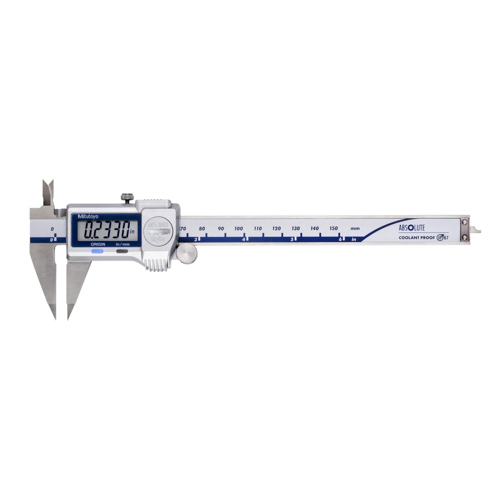 Electronic Calipers; Data Output: SPC ; Ip Rating: IP67 ; Calibrated: No ; Caliper Material: Steel ; Jaw Material: Steel ; Jaw Style: Inside