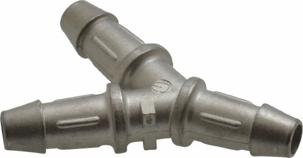 Made in USA Y0-2.5SS Barbed Tube Y Connector: 5/32" Barbs Image