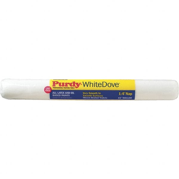General Purpose Paint Roller Cover: 1/4" Nap, 18" Wide