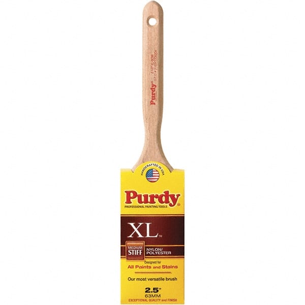 Purdy 144064325 Paint Brush: 2-1/2" Synthetic, Synthetic Bristle 