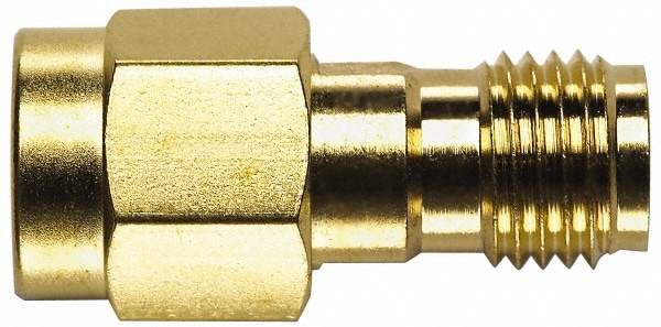 Coaxial Connectors; Connector Type: Jack x Jack Coupler ; Impedance (Ohms): 50 ; Body Orientation: Straight ; Finish: Gold ; Contact Material: Beryllium Copper ; Contact Plating: Gold