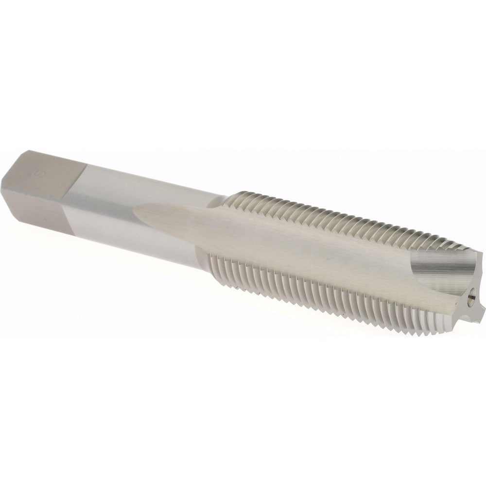 Hertel K013060AS Spiral Point Tap: 7/8-14, UNF, 3 Flutes, Plug, 3B, High Speed Steel, Bright Finish Image