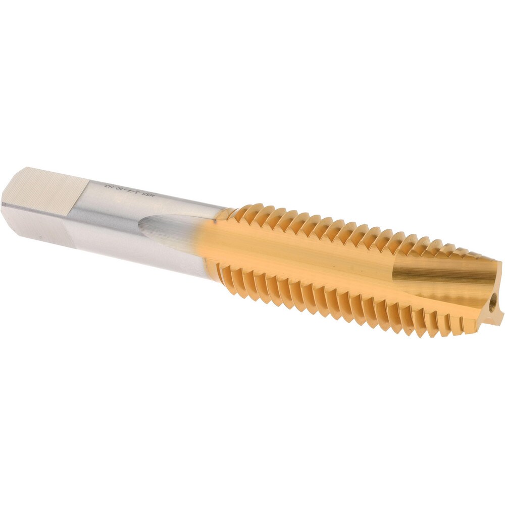 Hertel - Spiral Point Tap: 3/4-10, UNC, 3 Flutes, Plug, High Speed ...