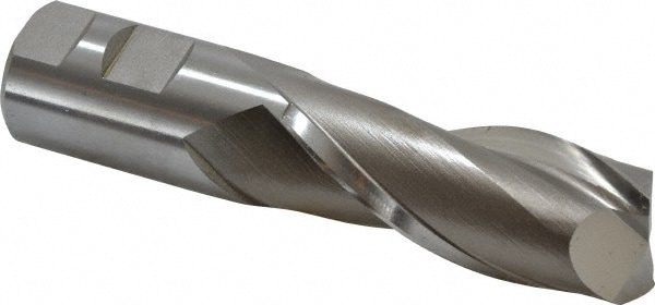 Hertel E2080116 Square End Mill: 1-1/4 Dia, 3 LOC, 1-1/4 Shank Dia, 5-1/2 OAL, 2 Flutes, Cobalt Image