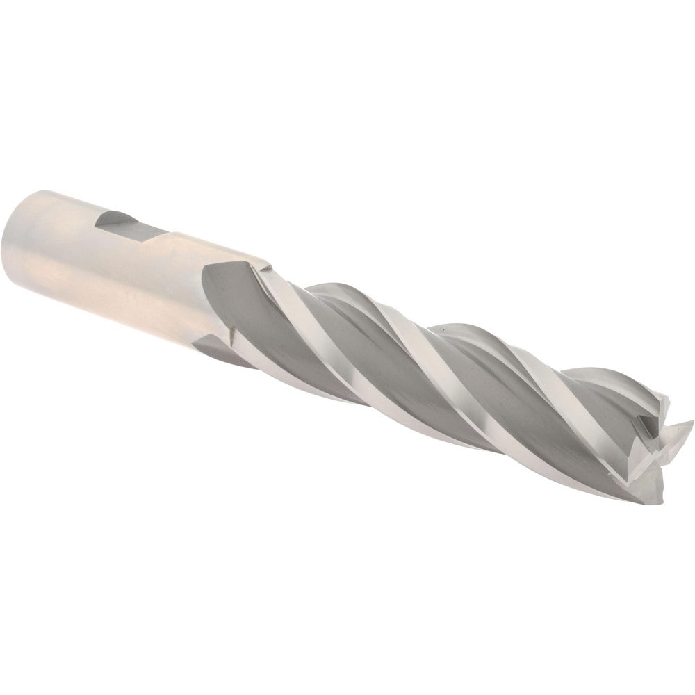 Hertel E2040048 Square End Mill: 3/4 Dia, 3 LOC, 3/4 Shank Dia, 5-1/4 OAL, 4 Flutes, Cobalt Image