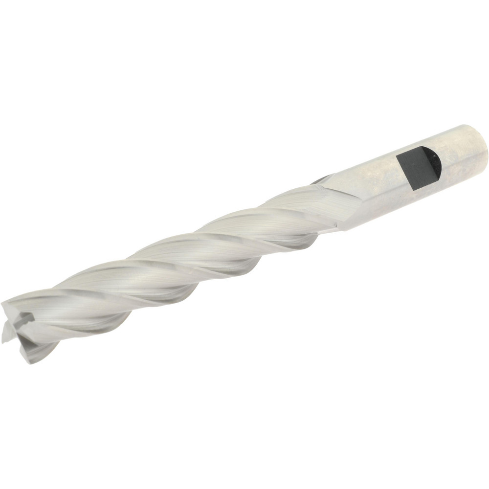 Hertel E2041032 Square End Mill: 1/2 Dia, 3 LOC, 1/2 Shank Dia, 5 OAL, 4 Flutes, Cobalt Image