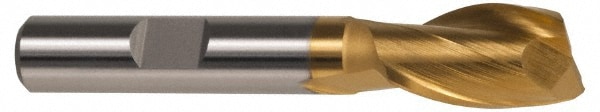 Hertel GH99914142 Square End Mill: 3/4 Dia, 1-5/8 LOC, 1/2 Shank Dia, 3-5/8 OAL, 2 Flutes, High Speed Steel Image