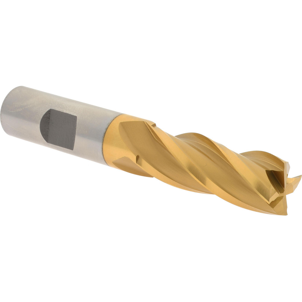 Hertel Square End Mill 5/8" Dia, 15/8" LOC, 4 Flute, Cobalt MSC