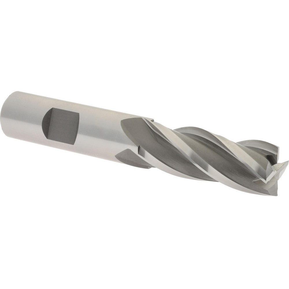 Hertel E1039040 Square End Mill: 5/8 Dia, 1-5/8 LOC, 5/8 Shank Dia, 3-3/4 OAL, 4 Flutes, High Speed Steel Image