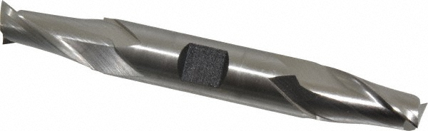 Hertel E1050030 Square End Mill: 15/32 Dia, 13/16 LOC, 1/2 Shank Dia, 3-3/4 OAL, 2 Flutes, High Speed Steel Image