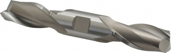 Hertel E1050054 Square End Mill: 27/32 Dia, 1-9/16 LOC, 7/8 Shank Dia, 5-1/2 OAL, 2 Flutes, High Speed Steel Image