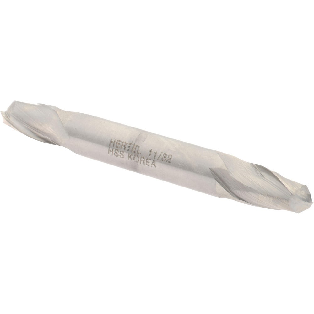 Hertel E211202201 Ball End Mill: 0.3438" Dia, 0.5625" LOC, 2 Flute, High Speed Steel Image