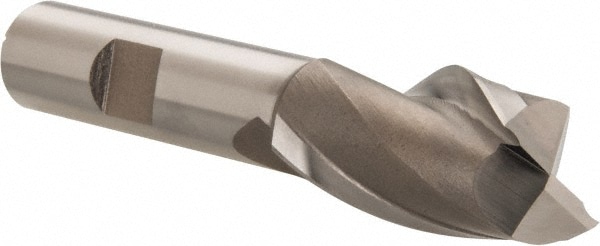 Hertel E1030903 Square End Mill: 11/16 Dia, 1-5/16 LOC, 1/2 Shank Dia, 3-5/16 OAL, 2 Flutes, High Speed Steel Image