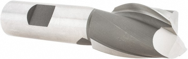 Hertel E1030909 Square End Mill: 1 Dia, 1-1/2 LOC, 3/4 Shank Dia, 3-3/4 OAL, 2 Flutes, High Speed Steel Image