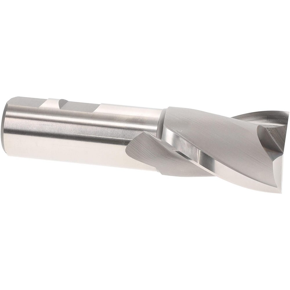 Hertel E103010802 Square End Mill: 1-1/8" Dia, 2 Flutes, 1-5/8" LOC, High Speed Steel, 30 ° Helix Image