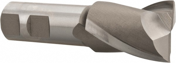 Hertel E1030934 Square End Mill: 1-1/4 Dia, 1-5/8 LOC, 7/8 Shank Dia, 3-7/8 OAL, 2 Flutes, High Speed Steel Image