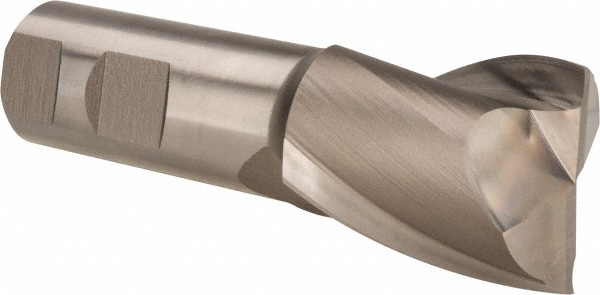 Hertel E1030912 Square End Mill: 1-3/8 Dia, 1-5/8 LOC, 1 Shank Dia, 4-1/8 OAL, 2 Flutes, High Speed Steel Image