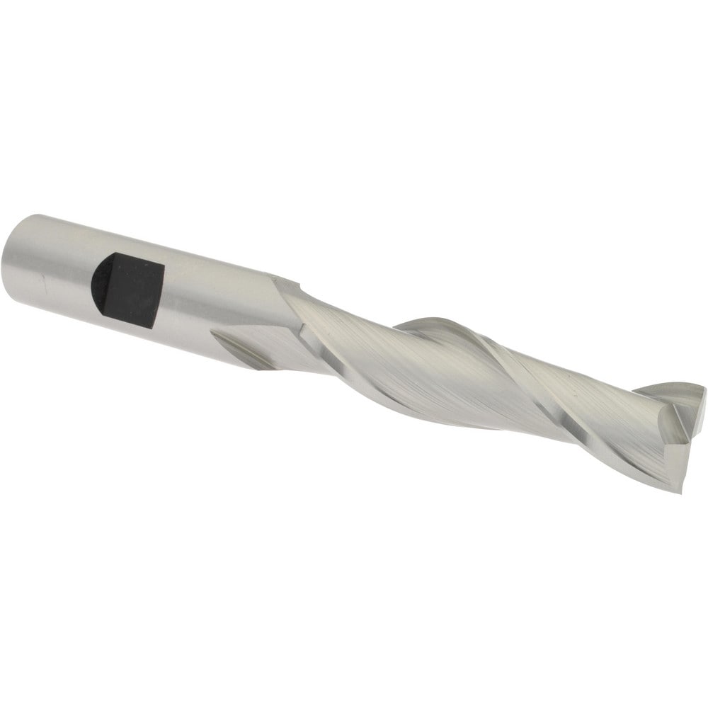 Hertel E1080032 Square End Mill: 1/2 Dia, 2 LOC, 1/2 Shank Dia, 4 OAL, 2 Flutes, High Speed Steel Image