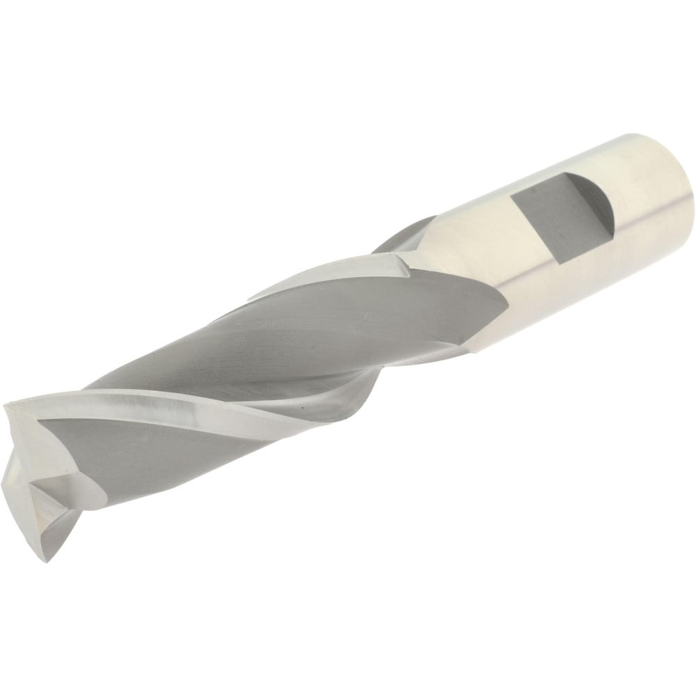 Hertel E1080048 Square End Mill: 3/4 Dia, 2-1/4 LOC, 3/4 Shank Dia, 4-1/2 OAL, 2 Flutes, High Speed Steel Image