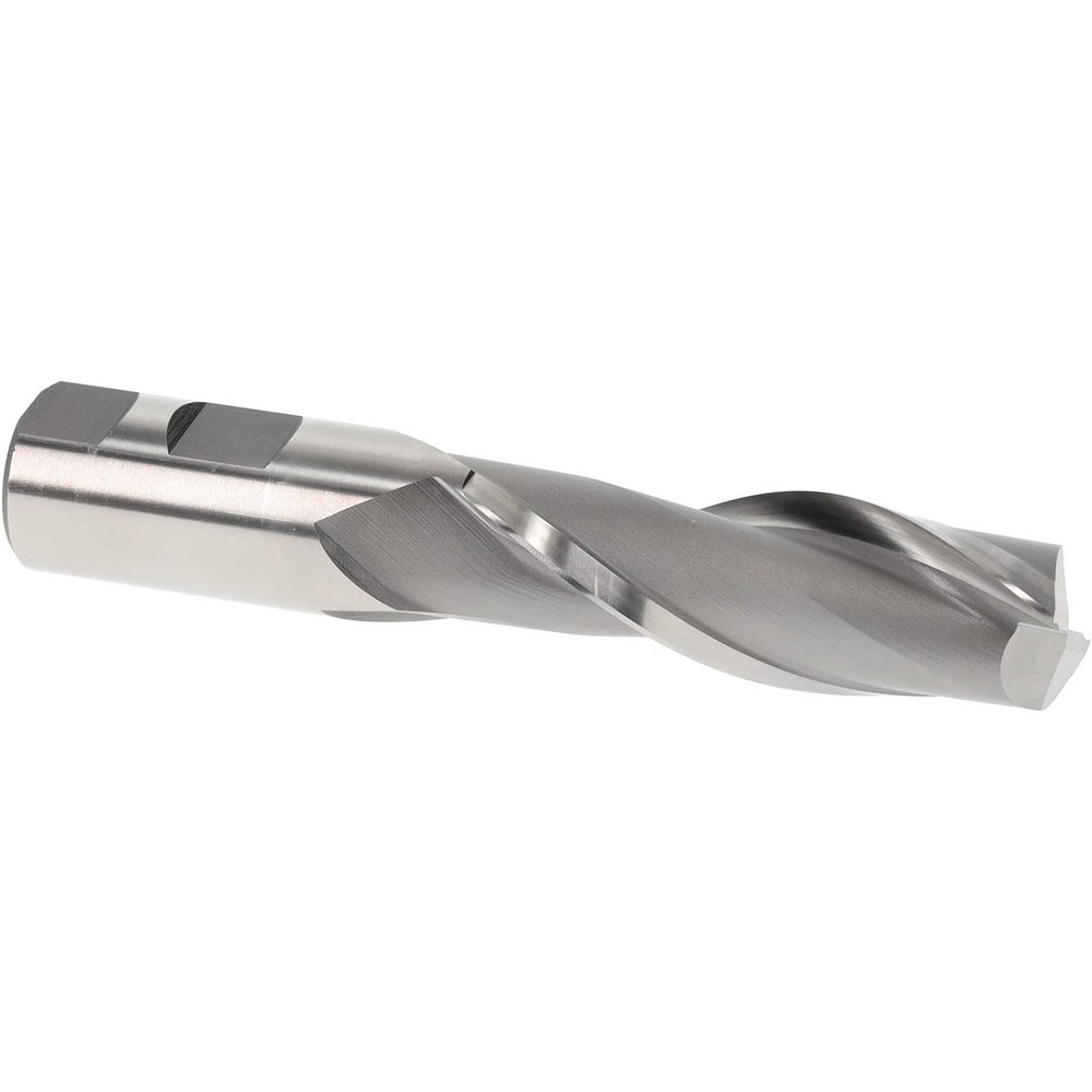 Hertel E1080064 Square End Mill: 1" Dia, 2 Flutes, 3" LOC, High Speed Steel, 30 ° Helix Image