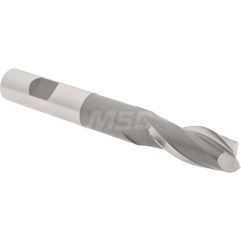 Hertel E1033040 Square End Mill: 5/8 Dia, 1-3/8 LOC, 5/8 Shank Dia, 4-5/8 OAL, 2 Flutes, High Speed Steel Image