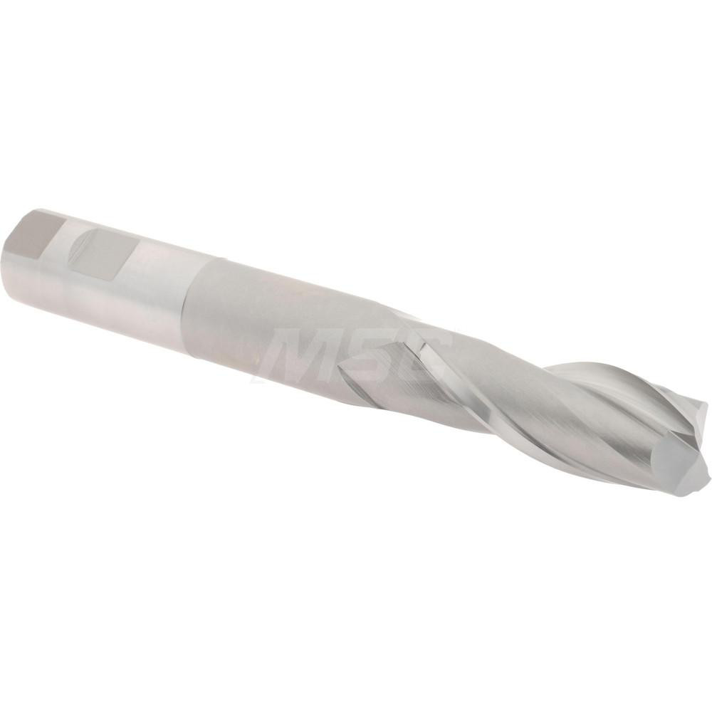 Hertel E1033064 Square End Mill: 1 Dia, 2-1/2 LOC, 1 Shank Dia, 7-1/4 OAL, 2 Flutes, High Speed Steel Image