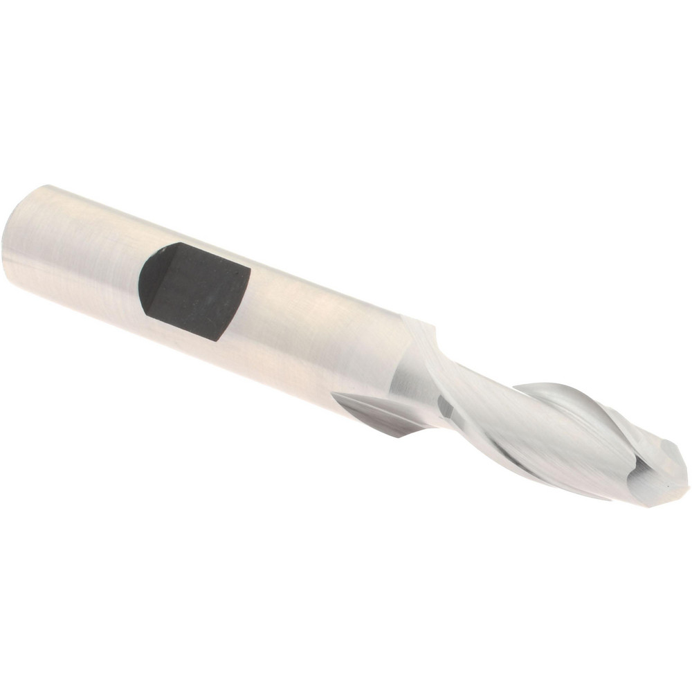 Hertel E211002002 Ball End Mill: 0.3125" Dia, 0.75" LOC, 2 Flute, High Speed Steel Image