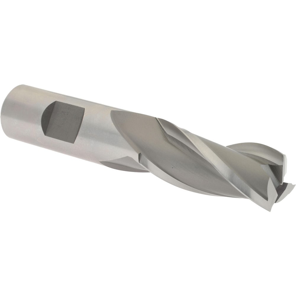 Hertel E1043048 Square End Mill: 3/4 Dia, 1-5/8 LOC, 3/4 Shank Dia, 3-7/8 OAL, 3 Flutes, High Speed Steel Image