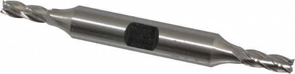 Hertel E1051012 Square End Mill: 3/16 Dia, 1/2 LOC, 3/8 Shank Dia, 3-1/4 OAL, 4 Flutes, High Speed Steel Image