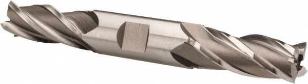 Hertel E1051044 Square End Mill: 11/16 Dia, 1-5/8 LOC, 3/4 Shank Dia, 5-5/8 OAL, 4 Flutes, High Speed Steel Image