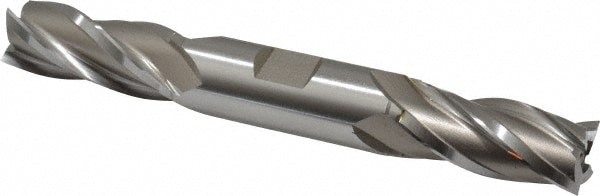 Hertel E1051046 Square End Mill: 23/32 Dia, 1-5/8 LOC, 3/4 Shank Dia, 5-5/8 OAL, 4 Flutes, High Speed Steel Image