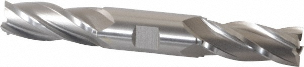 Hertel E1051052 Square End Mill: 13/16 Dia, 1-7/8 LOC, 7/8 Shank Dia, 6-1/8 OAL, 4 Flutes, High Speed Steel Image