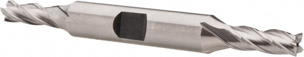 Hertel E1051015 Square End Mill: 15/64 Dia, 5/8 LOC, 3/8 Shank Dia, 3-3/8 OAL, 4 Flutes, High Speed Steel Image