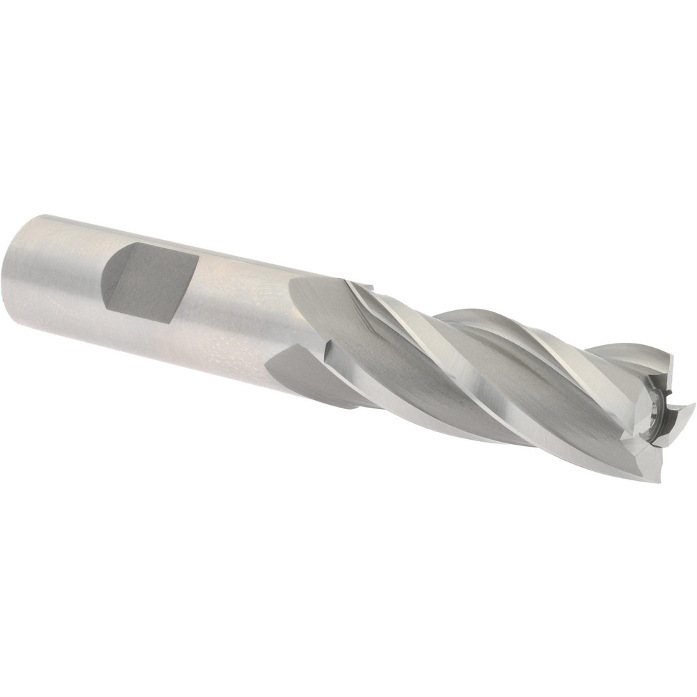 Hertel E1031040 Square End Mill: 5/8 Dia, 1-5/8 LOC, 5/8 Shank Dia, 3-3/4 OAL, 4 Flutes, High Speed Steel Image
