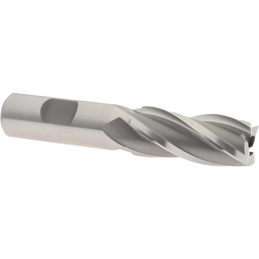 Hertel E1031052 Square End Mill: 13/16 Dia, 1-7/8 LOC, 3/4 Shank Dia, 4-1/8 OAL, 4 Flutes, High Speed Steel Image