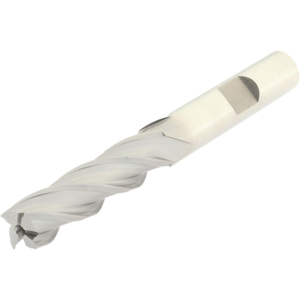 Hertel E1034024 Square End Mill: 3/8 Dia, 1-1/2 LOC, 3/8 Shank Dia, 3-1/4 OAL, 4 Flutes, High Speed Steel Image