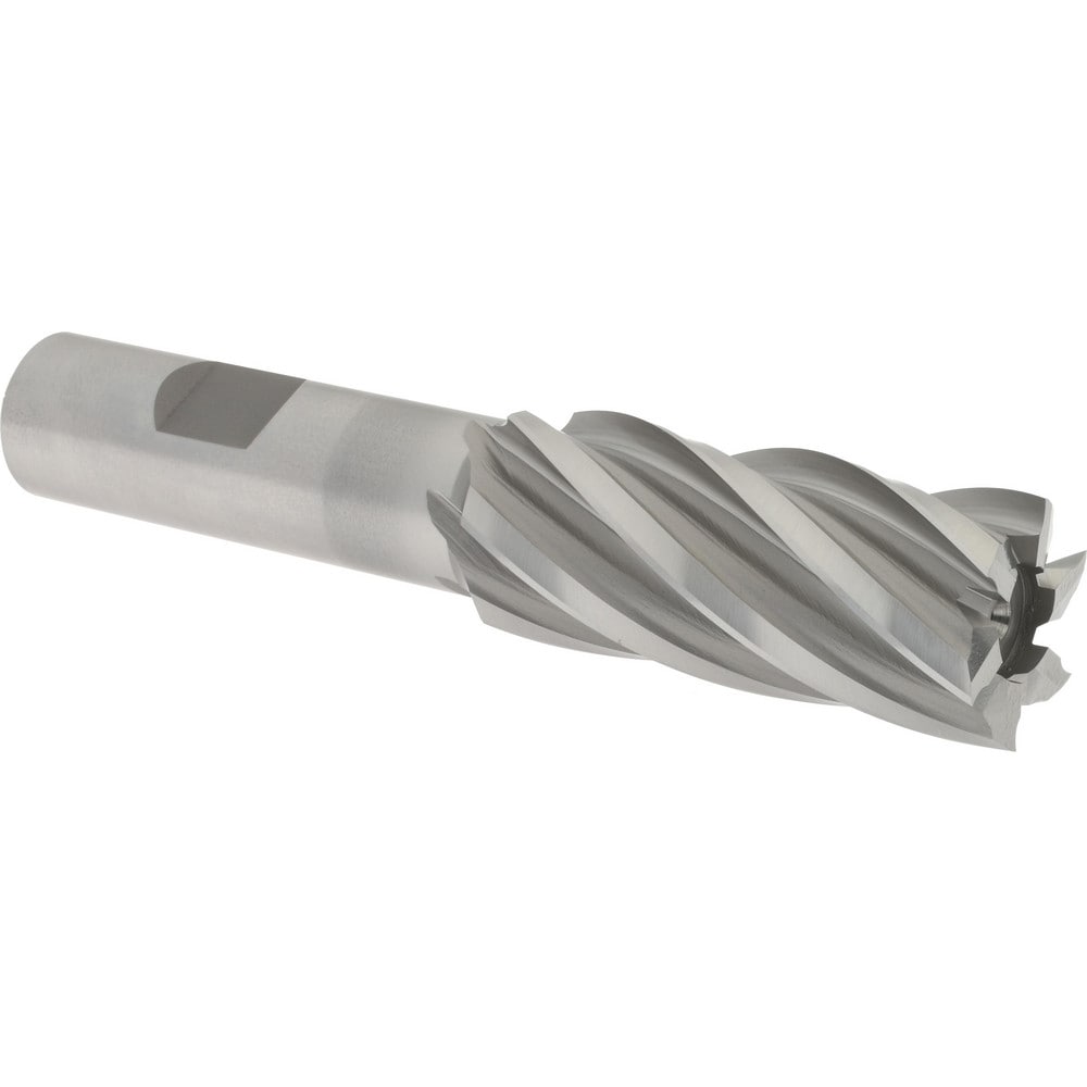 Hertel E1032052 Square End Mill: 13/16 Dia, 1-7/8 LOC, 5/8 Shank Dia, 4 OAL, 6 Flutes, High Speed Steel Image