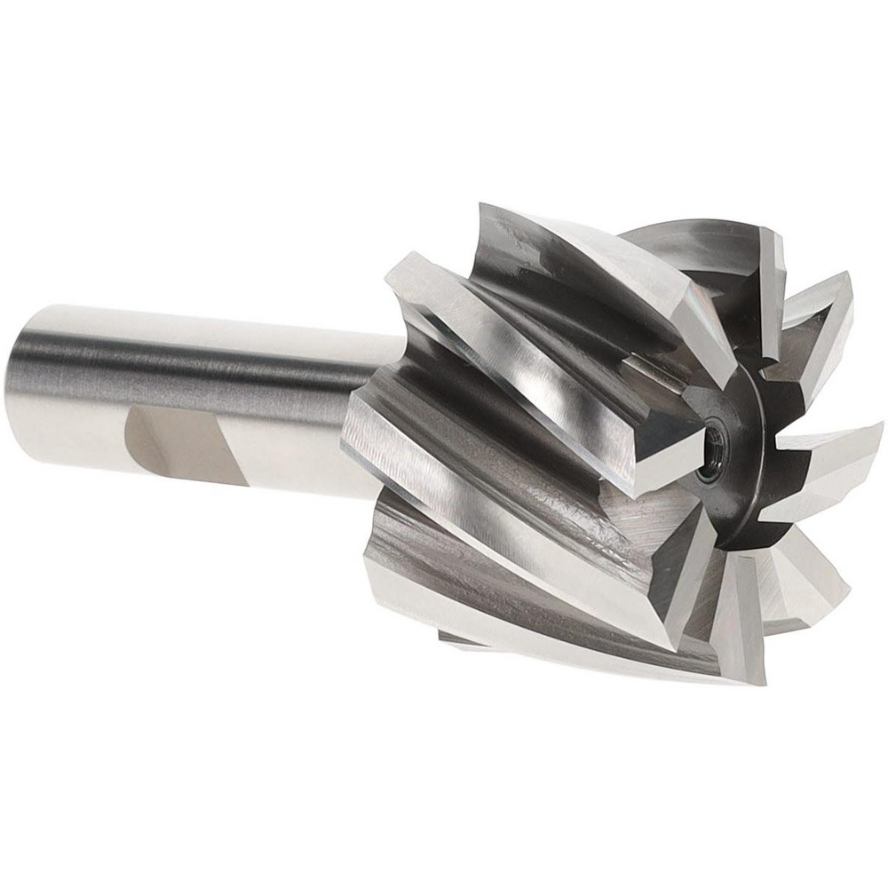 Hertel E103216403 Square End Mill: 2" Dia, 8 Flutes, 1-1/2" LOC, High Speed Steel Image