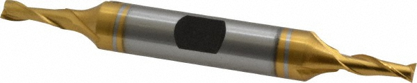 Hertel E8050010 Square End Mill: 5/32 Dia, 7/16 LOC, 3/8 Shank Dia, 3-1/8 OAL, 2 Flutes, High Speed Steel Image