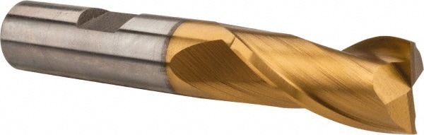 Hertel E499921170 Square End Mill: 5/8 Dia, 1-5/16 LOC, 5/8 Shank Dia, 3-3/4 OAL, 2 Flutes, High Speed Steel Image