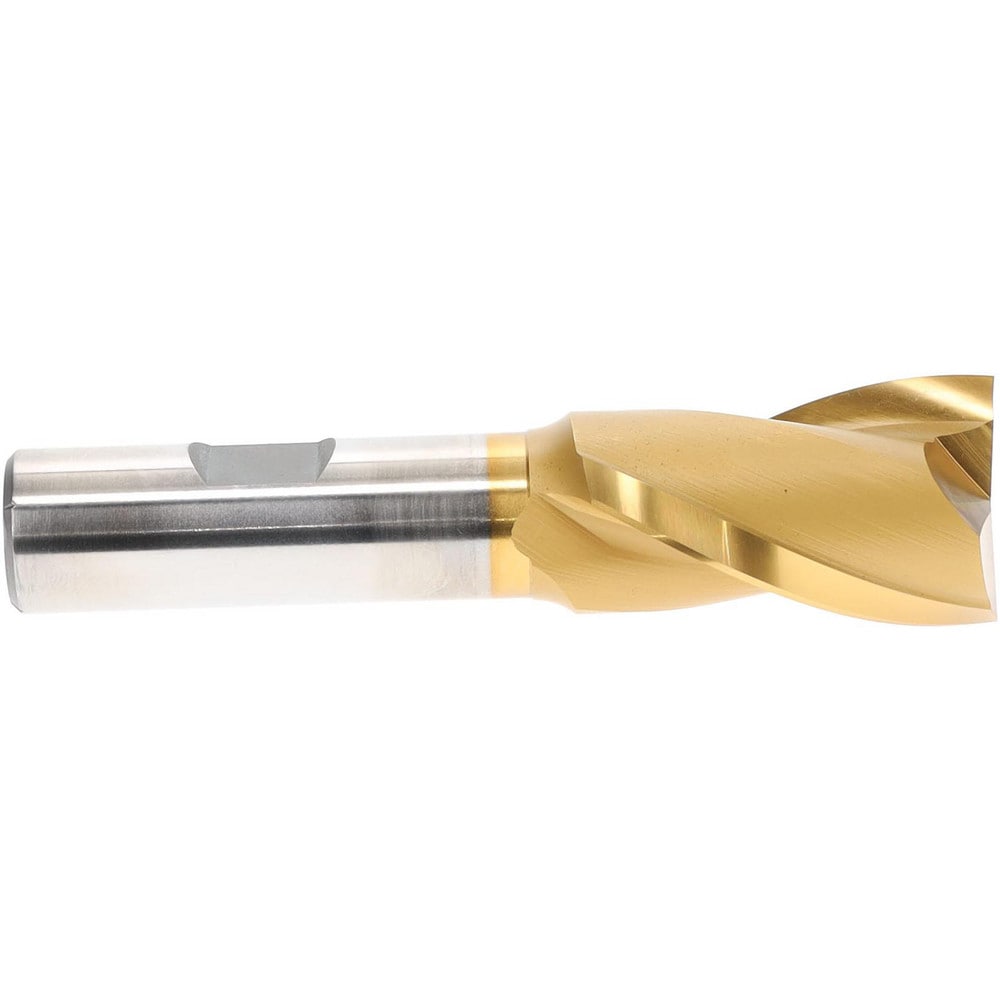 Hertel E8030953 Square End Mill: 15/16" Dia, 2 Flutes, 1-1/2" LOC, High Speed Steel Image