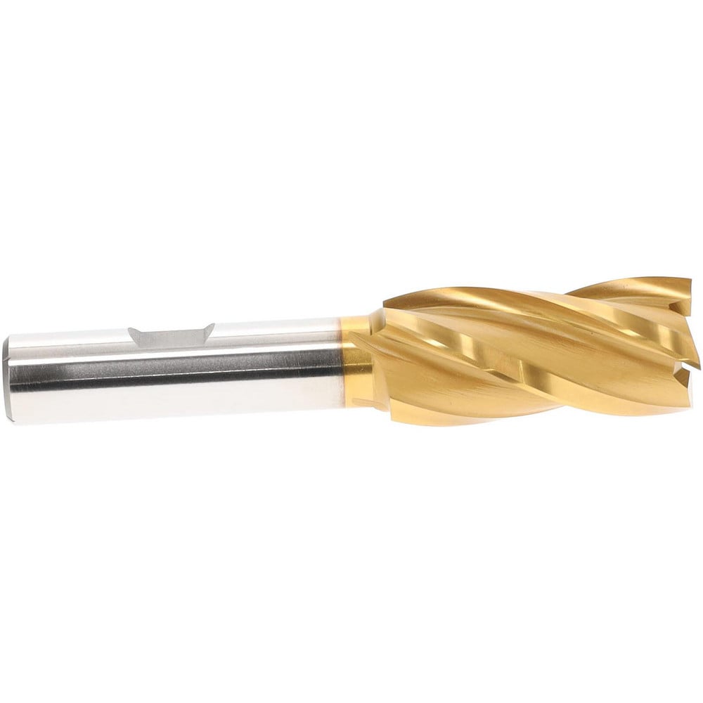 Hertel E8031908 Square End Mill: 3/4" Dia, 4 Flutes, 1-5/8" LOC, High Speed Steel, 30 ° Helix Image