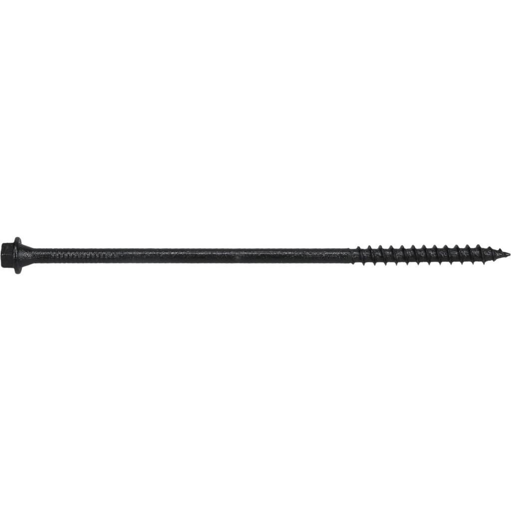 Photos - Nail / Screw / Fastener Value Collection 1/4", 6" OAL, Hex Head Wood Screw - Steel | Part #OTBL0060050OB OTBL0060050OB